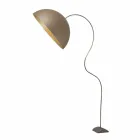 Piantana H210cm moderna In-es.artdesign Mezza Luna colorata nebulite Viadurini