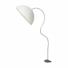 Piantana H210cm moderna In-es.artdesign Mezza Luna colorata nebulite Viadurini
