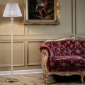 Piantana in Cristallo con Paralume Made in Italy - Madrid