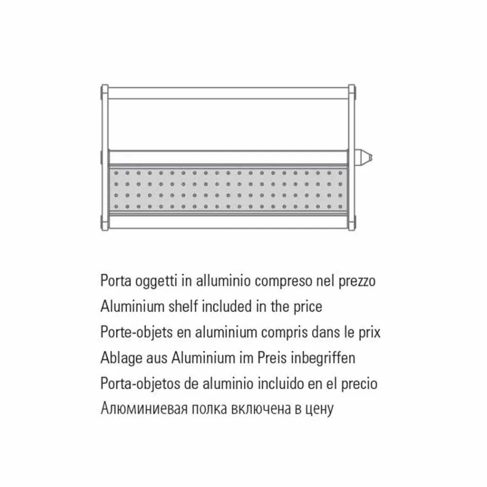 Piastra Radiante in Alluminio e Stoffa Elettrica e Colorata Design 150 W - Sam Viadurini