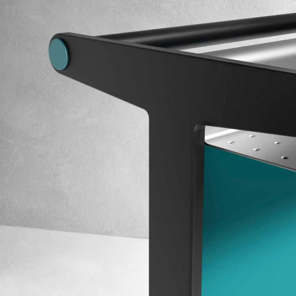 Piastra Radiante in Alluminio e Stoffa Elettrica e Colorata Design 150 W - Sam Viadurini