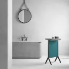 Piastra Radiante in Alluminio e Stoffa Elettrica e Colorata Design 150 W - Sam Viadurini