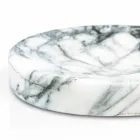 Piattino Porta Sapone da Bagno in Marmo Paonazzo Moderno Made in Italy - Argos Viadurini