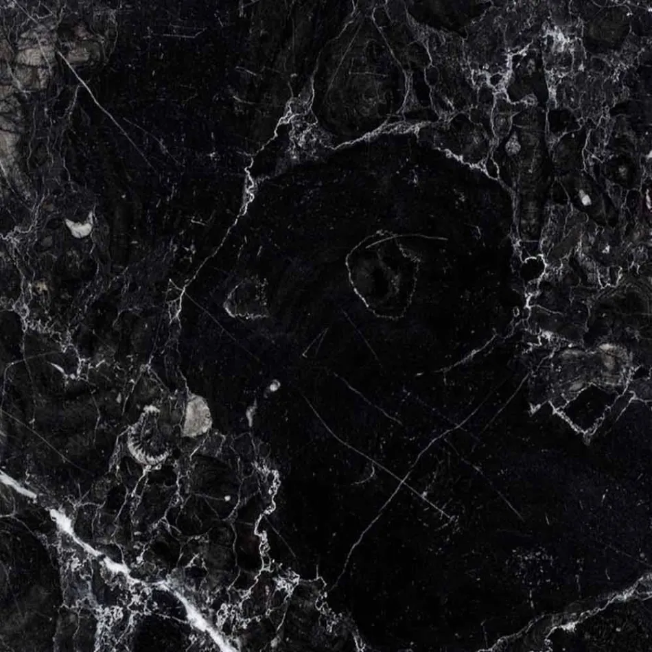Piatto da Formaggi Rotondo in Marmo Bianco o Nero Made in Italy - Kirby Viadurini