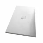 Piatto Doccia 160x80 cm in Resina Bianca con Piletta e Copripiletta - Estimo Viadurini