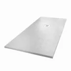 Piatto Doccia Design Moderno 160x80 in Resina Finitura Effetto Ardesia - Sommo Viadurini