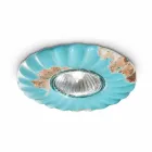 Plafoniera a soffitto tonda in ceramica artigianale Cindy Ferroluce Viadurini