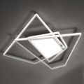 Plafoniera Applique a LED Dimmerabile in Metallo Oro o Argento - Galattica