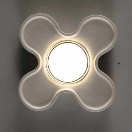 Plafoniera Artigianale in Ceramica e Alluminio Made in Italy - Toscot Clover Viadurini
