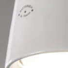 Plafoniera Artigianale in Maiolica e Alluminio Made in Italy - Toscot Battersea Viadurini