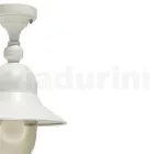 Plafoniera da Esterno in Alluminio Made in Italy Stile Vintage - Cassandra Viadurini
