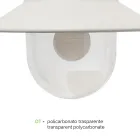 Plafoniera da Esterno in Alluminio Made in Italy Stile Vintage - Cassandra Viadurini