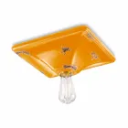 Plafoniera da soffitto dallo stile retrò in ceramica Karen Ferroluce Viadurini