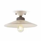 Plafoniera da soffitto di design in ceramica e ottone Cecilia Viadurini