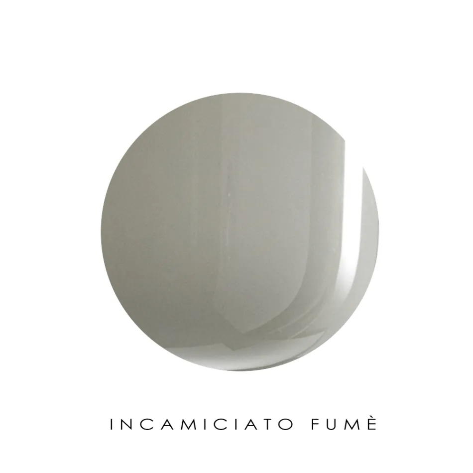 Plafoniera da Soffitto Grande in Vetro Sfumato e Metallo Made in Italy - Iride Viadurini