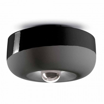 Plafoniera di Design Vintage in Ceramica Colorata Made in Italy – Bellota Viadurini