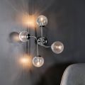 Plafoniera in Ferro con 4 Luci Made in Italy - Delos