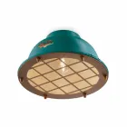 Plafoniera stile nautico in ceramica con griglia Mary Ferroluce Viadurini
