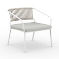 Poltrona Bassa per il Giardino con Cuscino Incluso Made in Italy - Prato