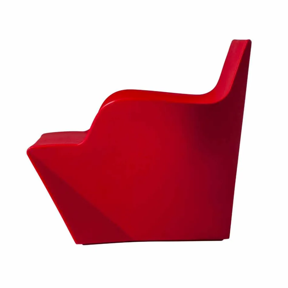 Poltrona con braccioli Slide Kami San design moderno fatta in Italia Viadurini