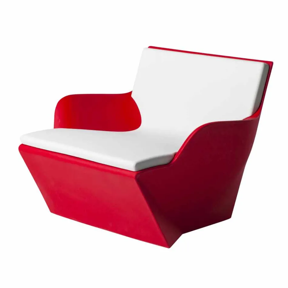 Poltrona con braccioli Slide Kami San design moderno fatta in Italia Viadurini