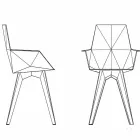 Poltrona da esterno di design Faz Vondom,polipropilene e policarbonato Viadurini