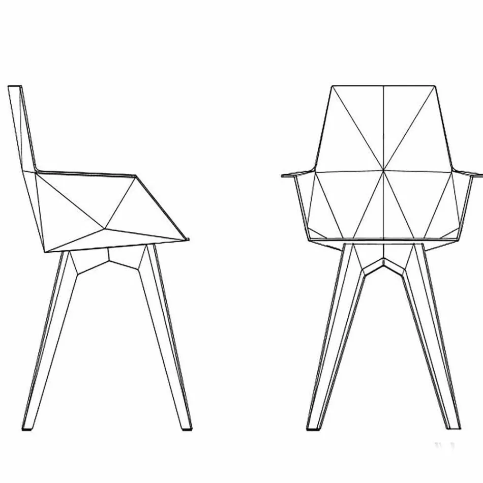 Poltrona da esterno di design Faz Vondom,polipropilene e policarbonato Viadurini