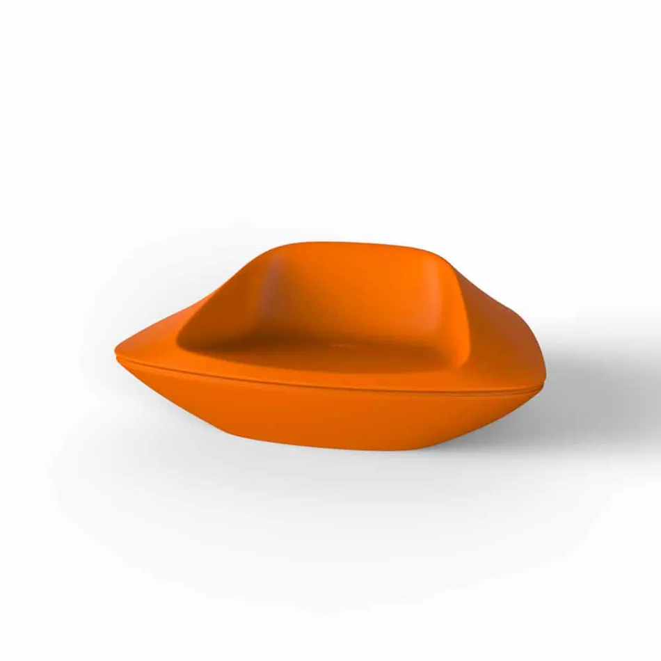 Poltrona da giardino design moderno in polietilene Ufo by Vondom Viadurini