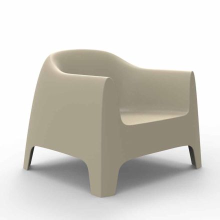 Poltrona da giardino di design Solid by Vondom, in polipropilene Viadurini