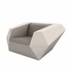 Poltrona da giardino Faz by Vondom design moderno in polietilene Viadurini