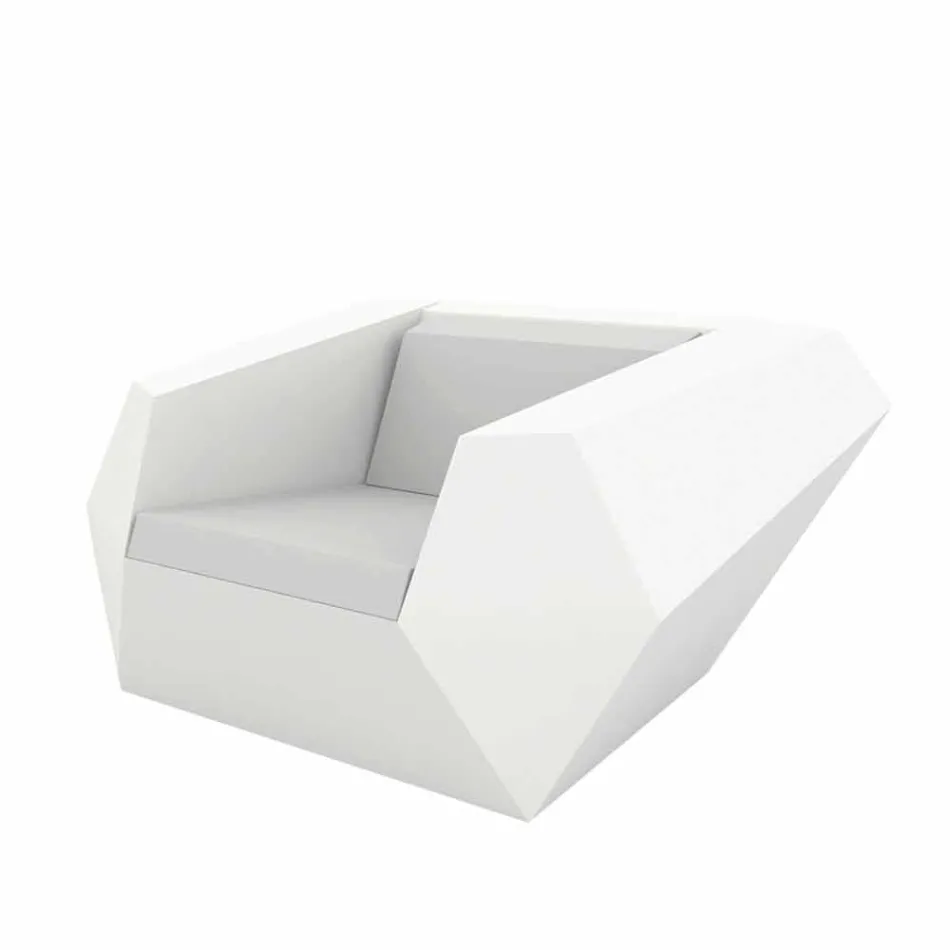 Poltrona da giardino Faz by Vondom design moderno in polietilene Viadurini