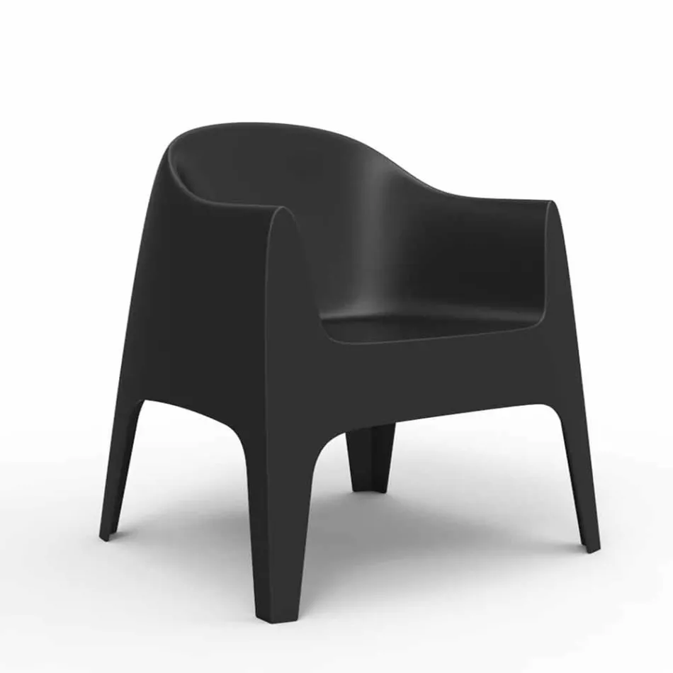 Poltrona da giardino impilabile Solid by Vondom, in polipropilene Viadurini