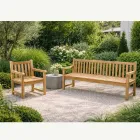 Poltrona da Giardino in Legno di Teak Naturale – Yggdrasil Viadurini
