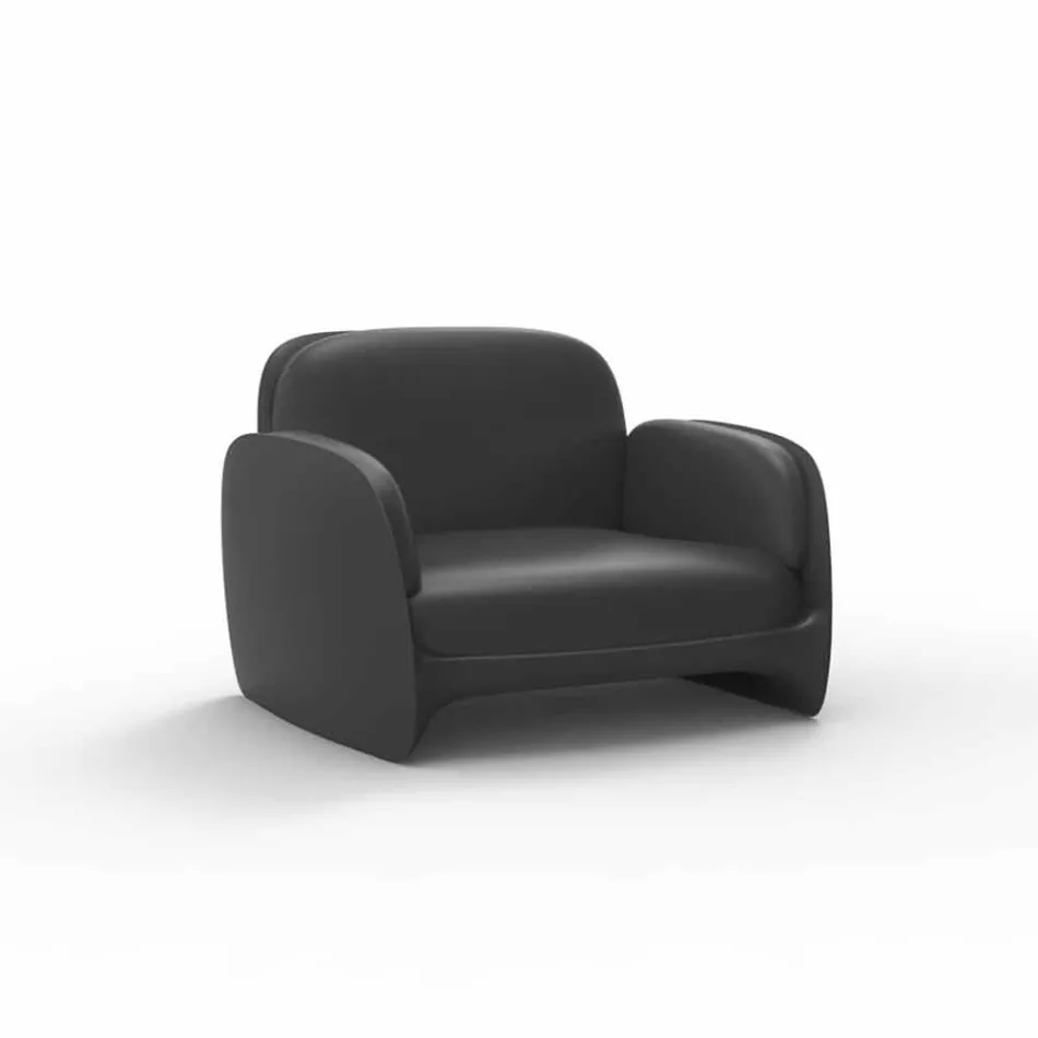 Poltrona da giardino in polietilene Pezzettina by Vondom, di design Viadurini