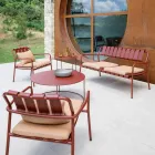 Poltrona da Giardino Realizzata Interamente in Alluminio - Risplendente Viadurini