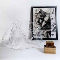 Poltrona design moderno in plexiglass trasparente Paris,made in Italy