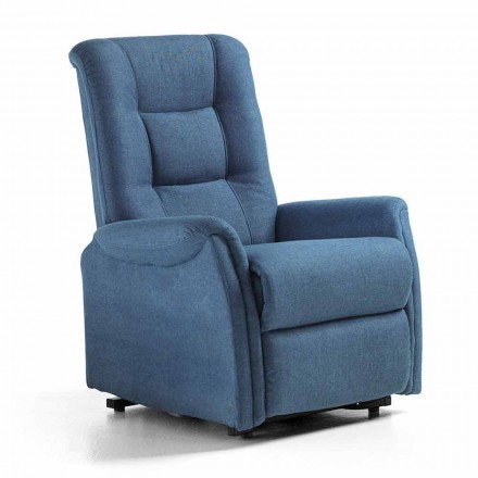 Poltrona Elettrica Alzapersona Relax Lift a 2 Motori di Lusso Moderna - Victoire Viadurini