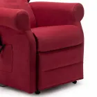 Poltrona Elettrica con Funzioni Lift Relax a 2 Motori Made in Italy - Marlene Viadurini