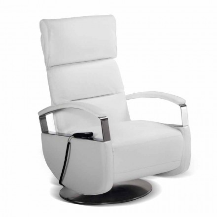 Poltrona girevole a 2 motori design moderno made in Italy Cassia Viadurini