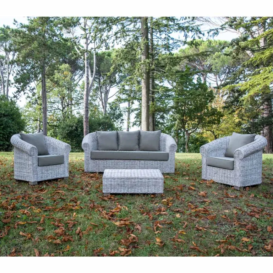 Poltrona Outdoor in Kubù con Cuscini Inclusi – Isildur Viadurini