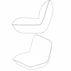 Poltrona per giardino in polietilene Pillow by Vondom, design moderno Viadurini