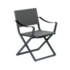 Poltrona Pieghevole Outdoor in Alluminio Corda e Texplast Made in Italy – Ubbe Viadurini
