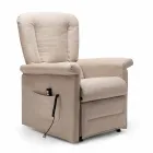 Poltrona Reclinabile Lift Relax a 2 Motori con Ruote Made in Italy - Isabelle Viadurini