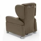 Poltrona relax ortopedica 4 motori made in Italy Giglio,design moderno Viadurini