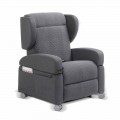 Poltrona relax ortopedica 4 motori made in Italy Giglio,design moderno
