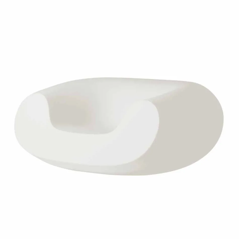 Poltrona rotonda colorata Slide Chubby design moderno fatta in Italia Viadurini