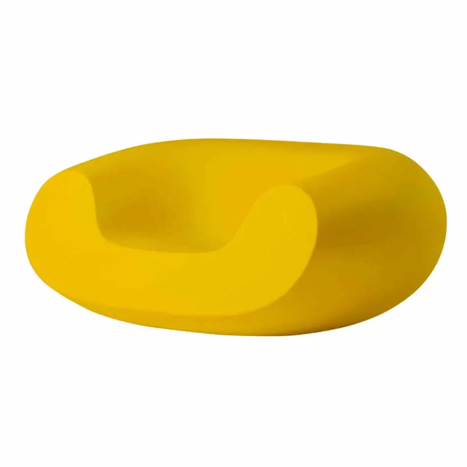 Poltrona rotonda colorata Slide Chubby design moderno fatta in Italia Viadurini