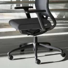 Poltrona Ufficio Ecologica Design Ergonomico Girevole con Poggiatesta - Meliva Viadurini
