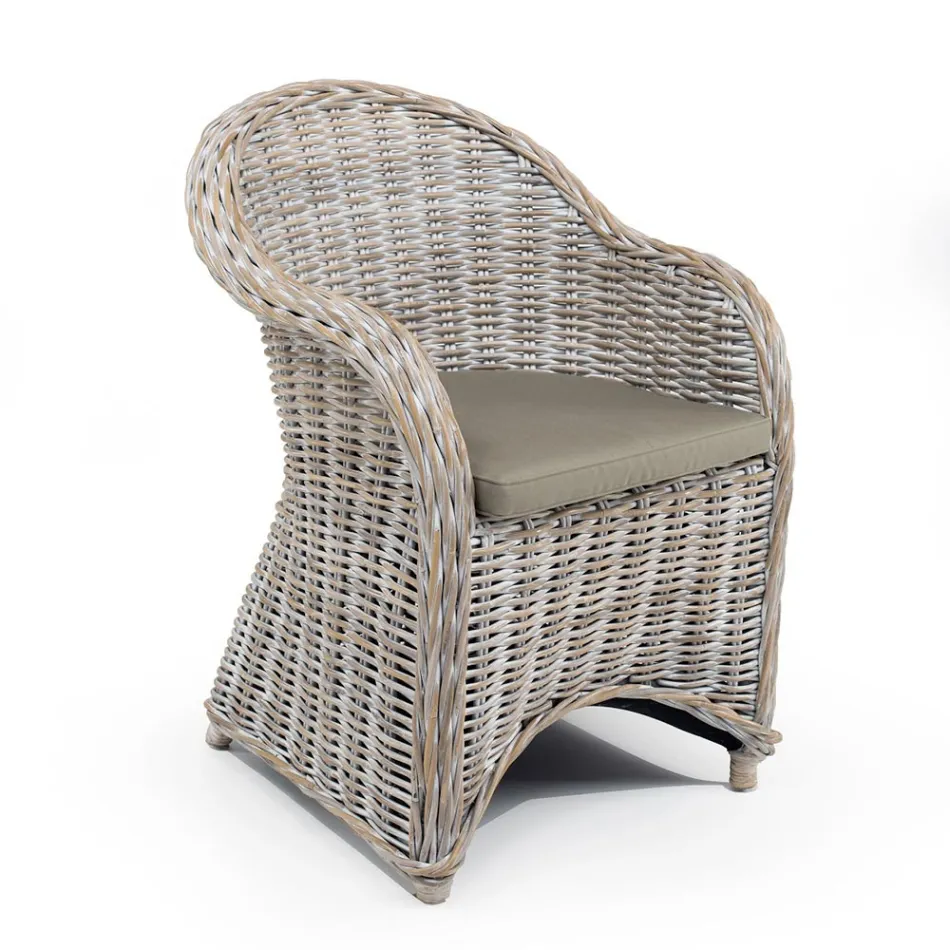 Poltroncina Outdoor in Kubù con Cuscino Seduta – Nazgul Viadurini