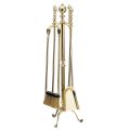 Porta Attrezzi in Ottone con 4 Accessori Made in Italy - Ippopotamo